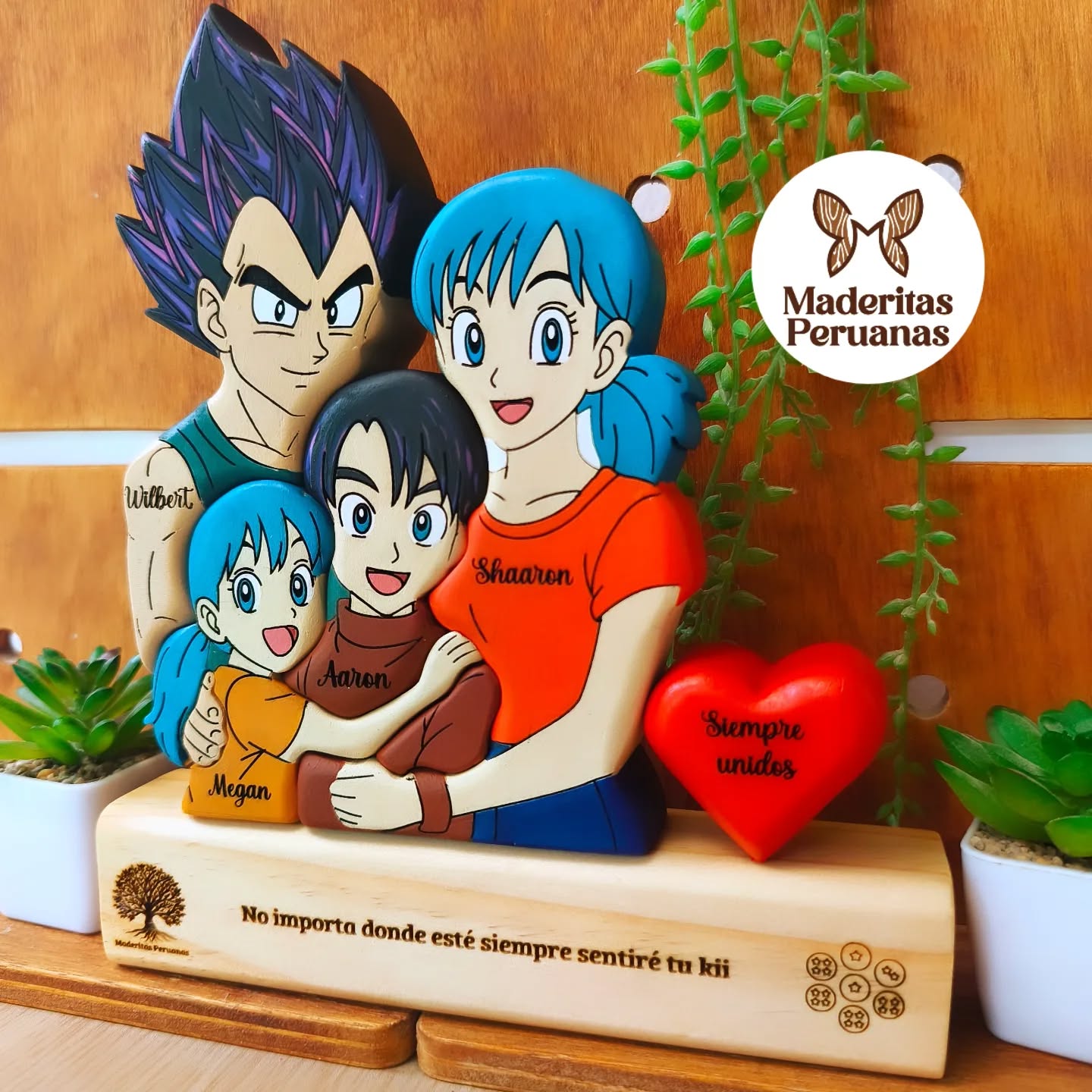 Fam. vegeta - 4 integrantes