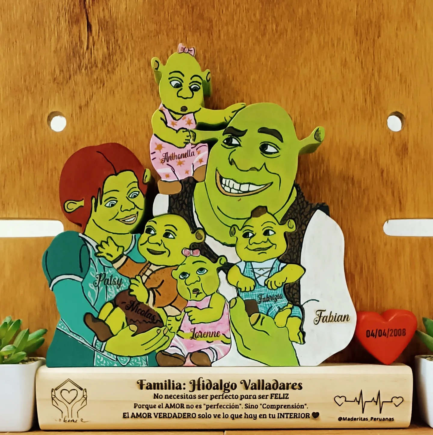 Fam. Shrek  - 6 integrantes