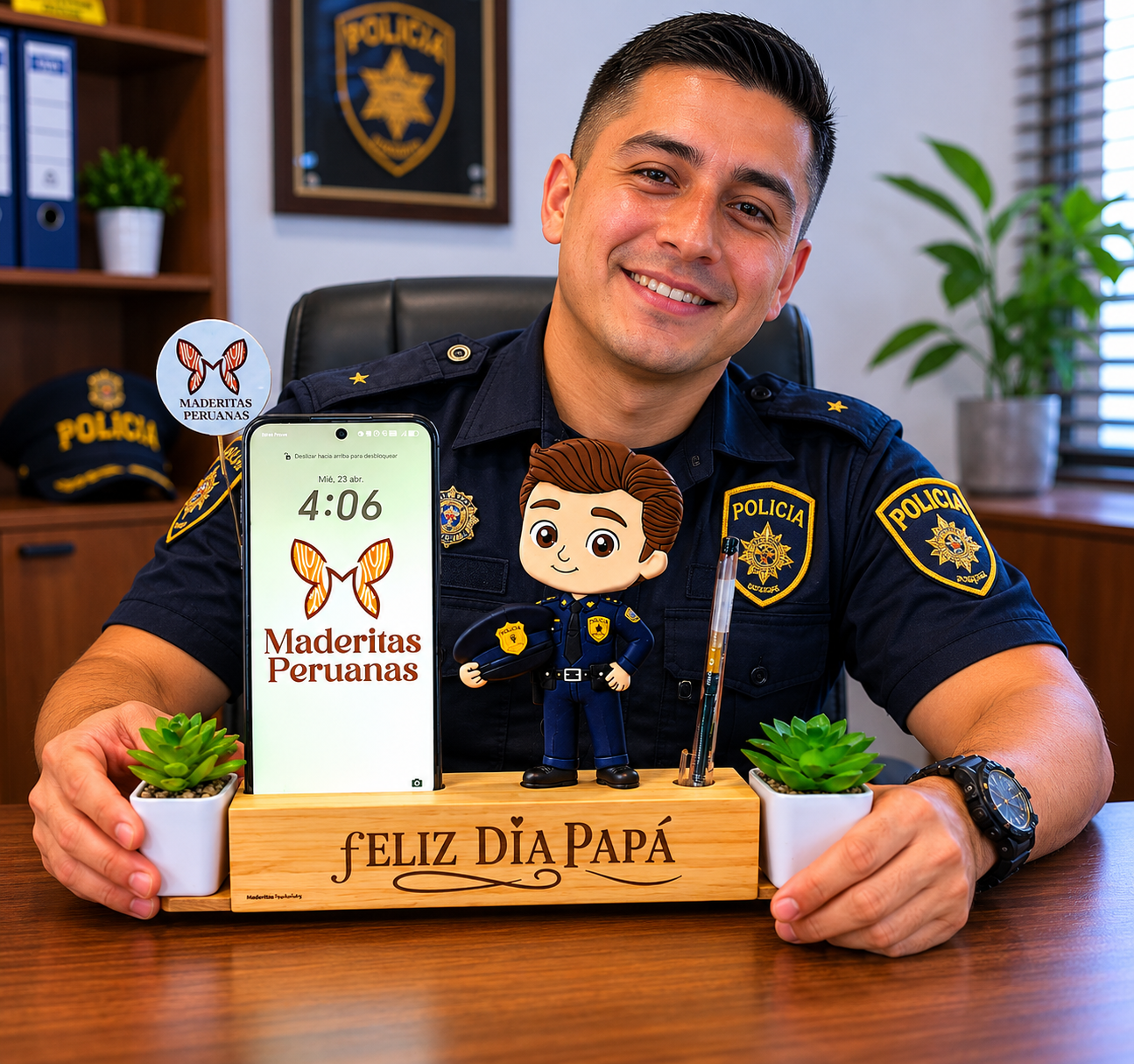 Porta Celular - Policía 
