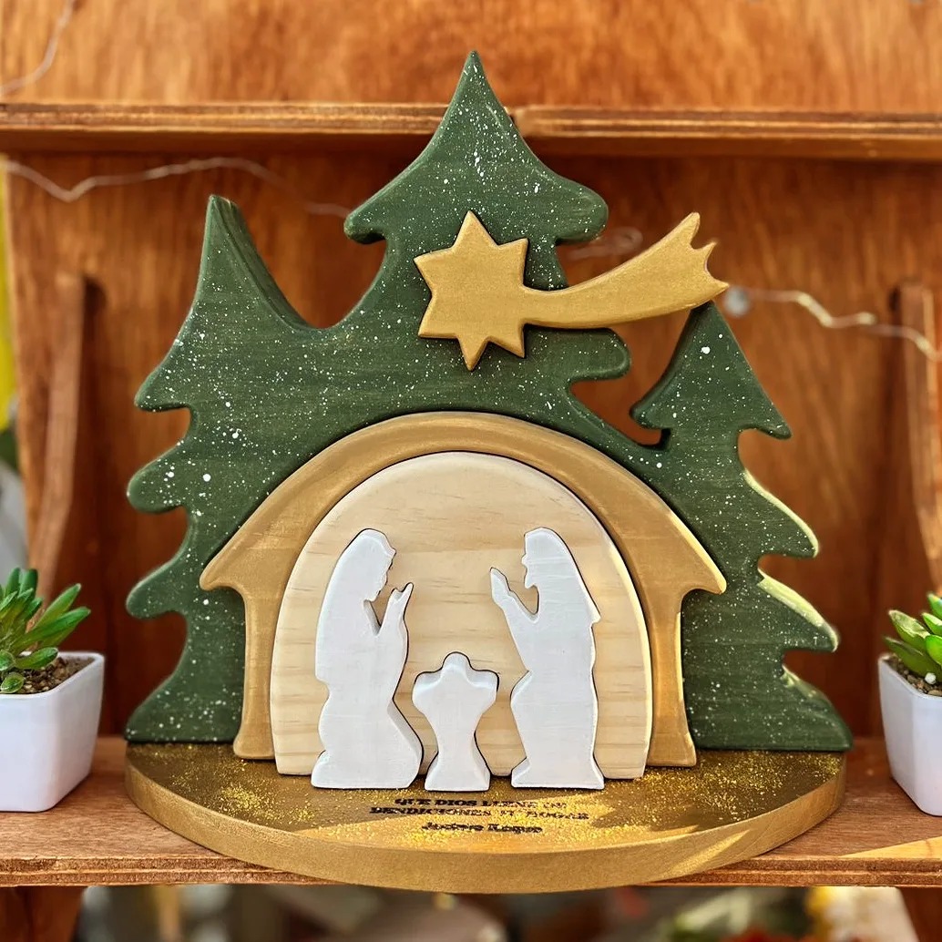 Nacimiento en madera