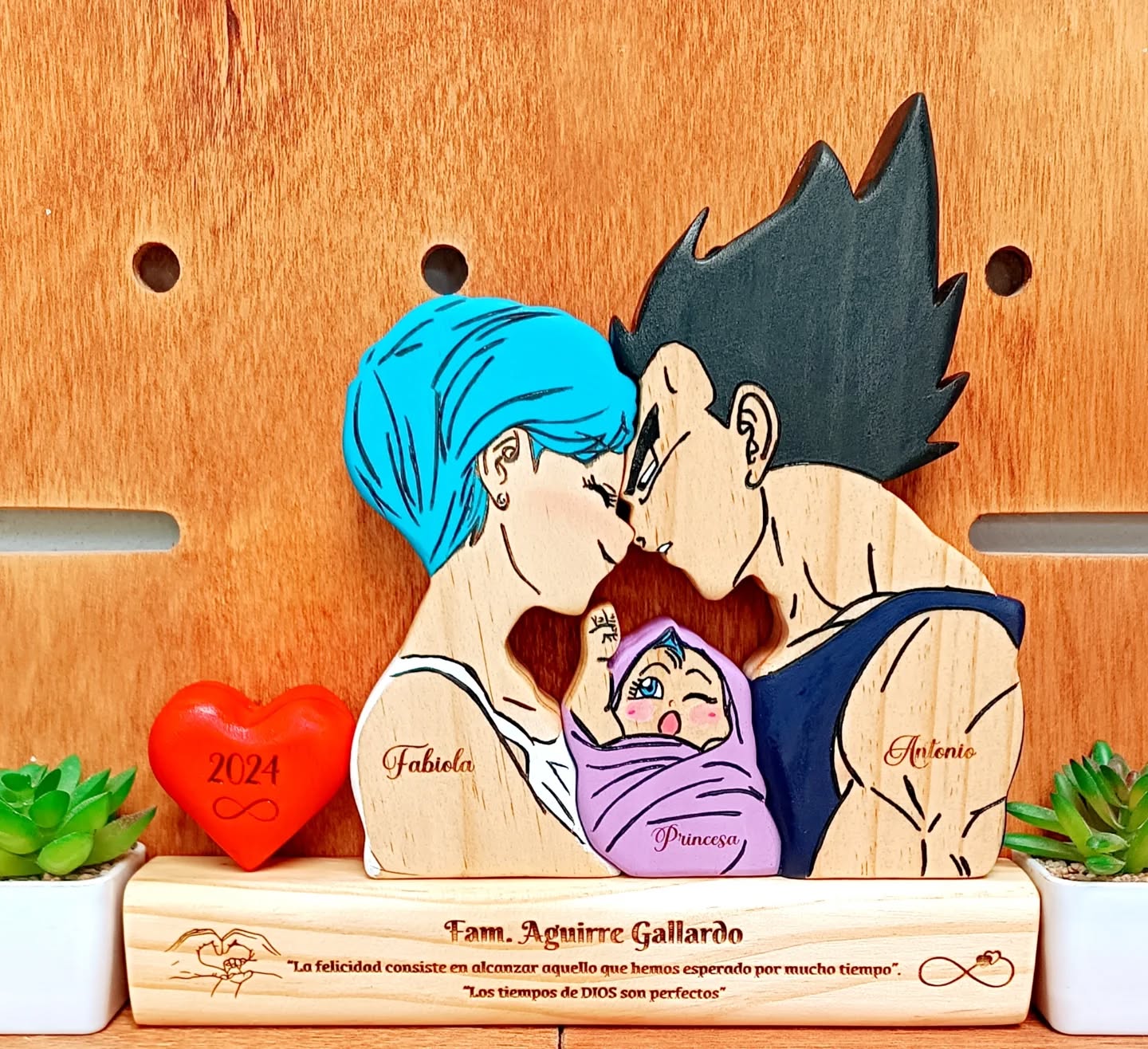 Fam. vegeta - 3 integrantes